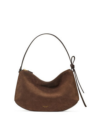 Loop Large Suede Shoulder Bag | Macy's