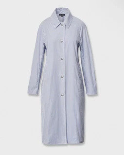 Gayle Striped Poplin Trench Coat | rag & bone