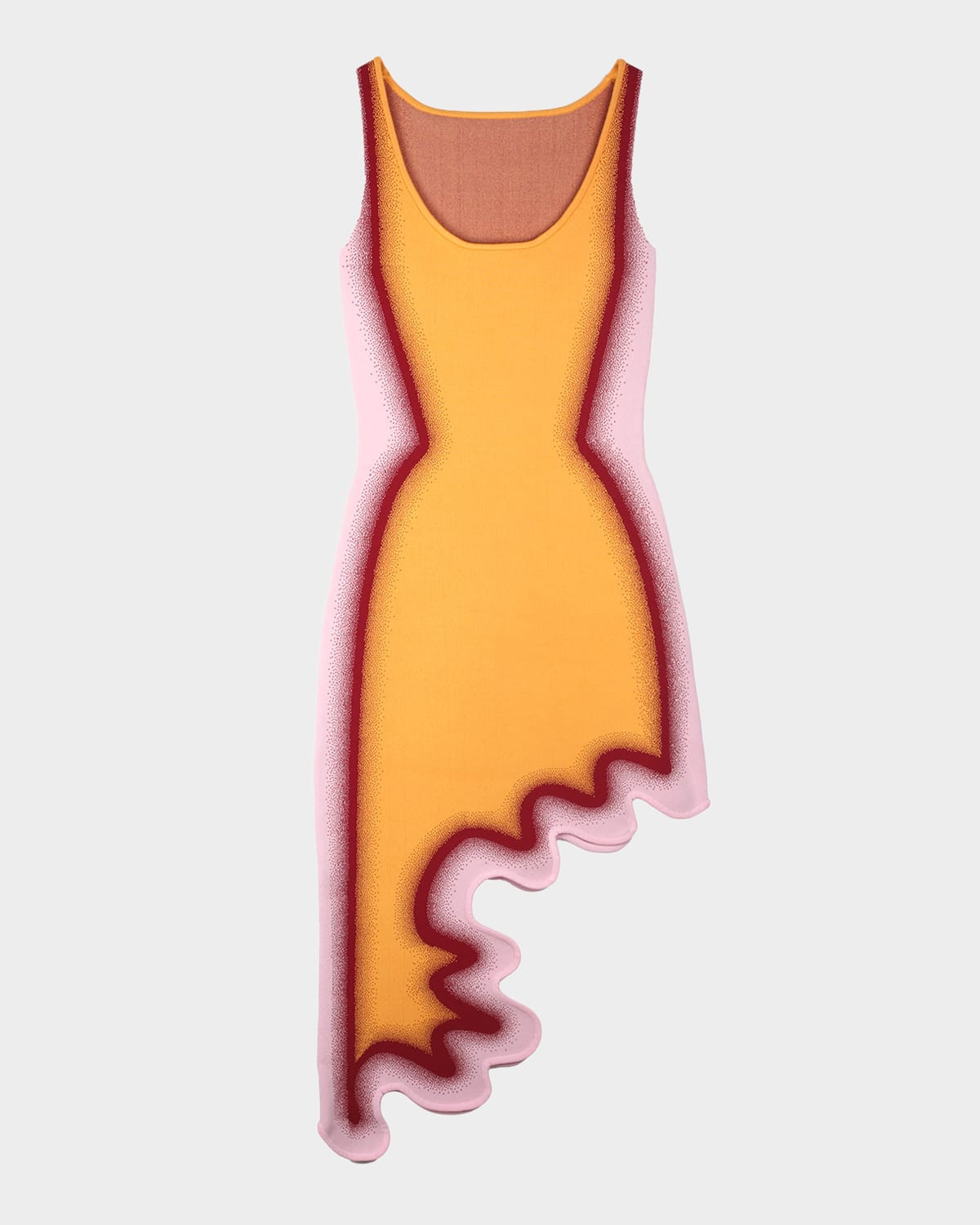 Aster Reversible Asymmetric Wavy Dress | Neiman Marcus