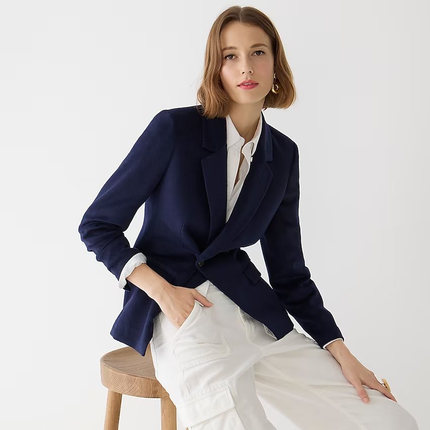 Devon blazer in drapey flannel | J.Crew US