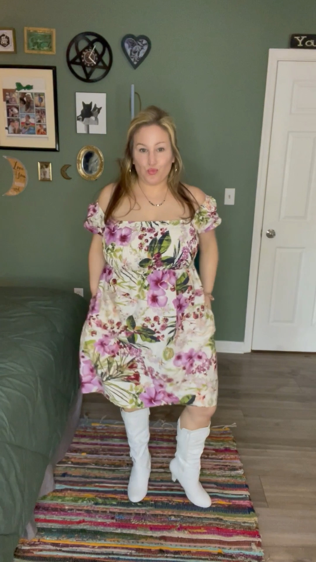 I am obsessed with these thrifted boots and dress for spring!🌸🌺💜💐

This dress is a Melonie dress, size 4 (obviously has lots of room and stretch) and has pockets! I have linked similar ones  

Boots were thrifting for $1! But I have linked similar!

#LTKStyleTip #LTKMidsize #LTKSeasonal
