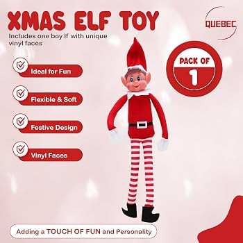 Quebec Christmas Mischief Makers: Naughty Santa’s Little Helper with Soft Body, Vinyl face & Ho... | Amazon (US)