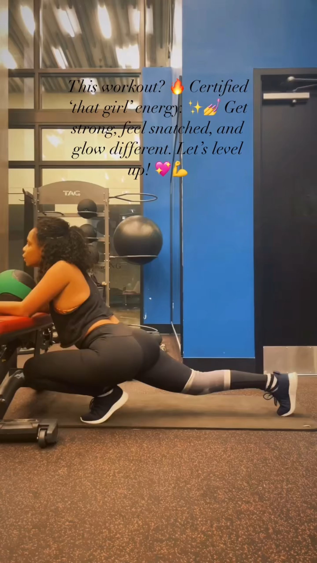 No bad days when the gym is therapy. 💯🔥 #SweatSession #HotGirlWorkout #BeastModeOn #fitnessmotivation 
#gymrat 
#WorkoutVibes #SweatSession
#StrongNotSkinny #CoreCrush
#HotGirlWorkout
#ThatGirlRoutine
#MainCharacterEnergy #NoExcusesWorkout
#BeastModeOn
#WatchMeTransform
#GlowUpWorkout #FromZeroToHero
#FitnessGlowUp
#FitAndFearless
#UpperBodyBurn
#HIITHype #gymgirl