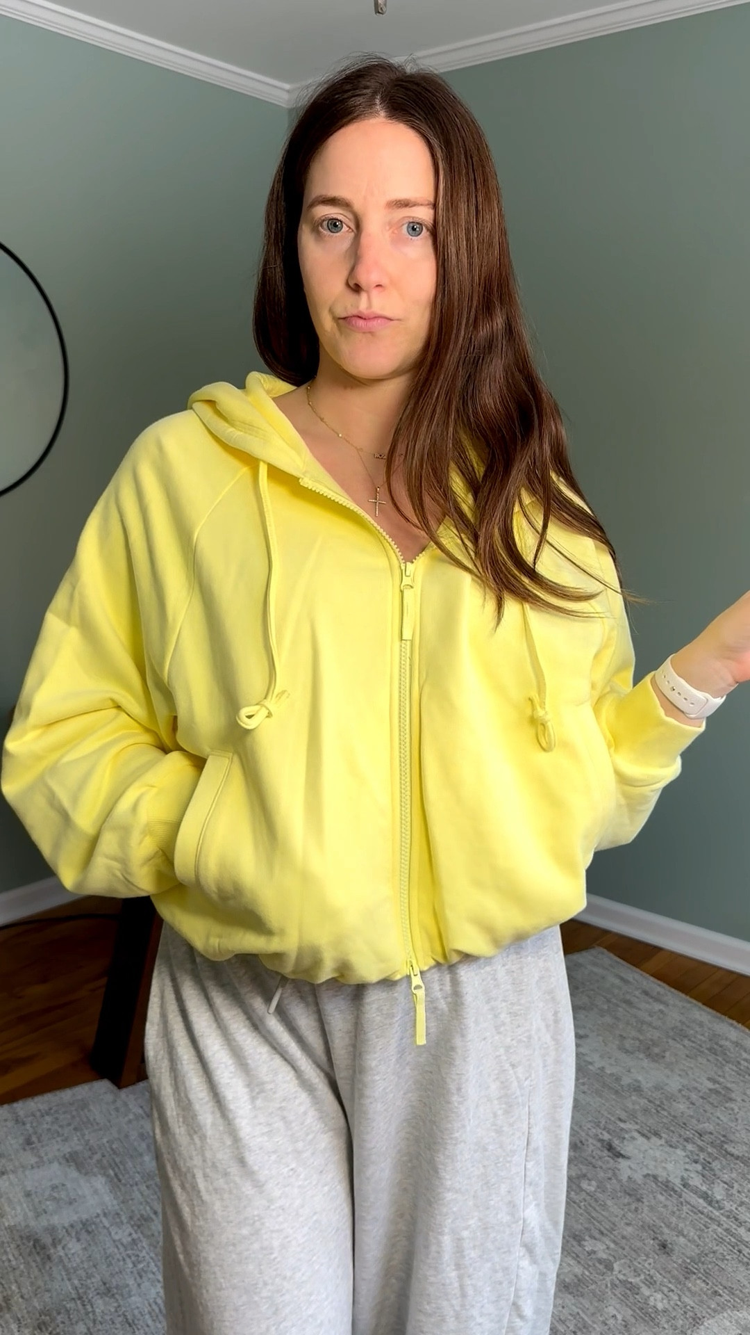 This $35 zip up is finally online!! I got size M 