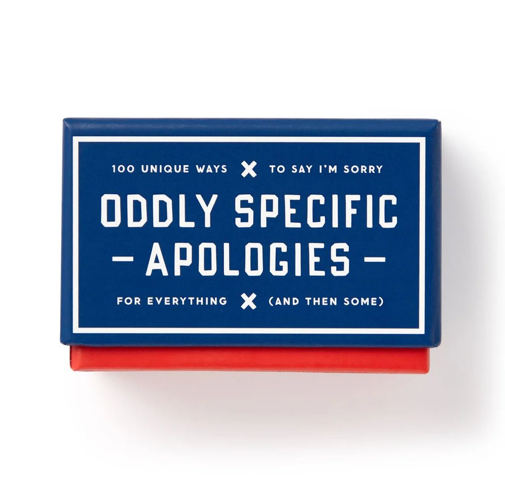 Oddly Specific Apologies | Galison