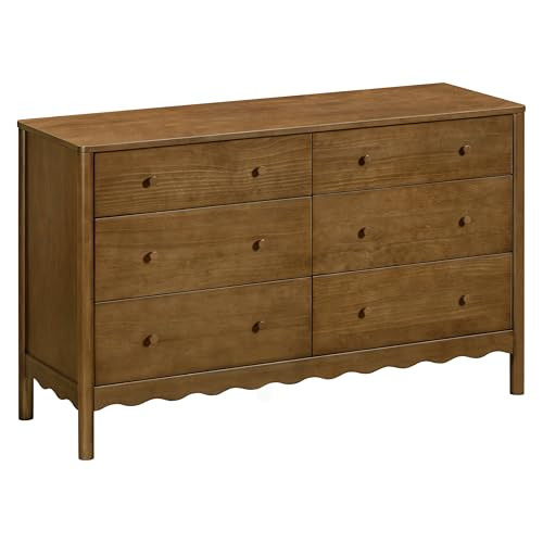 Babyletto Swell 6-Drawer Assembled Dresser in Natural Walnut, Greenguard Gold Certified | Amazon (US)