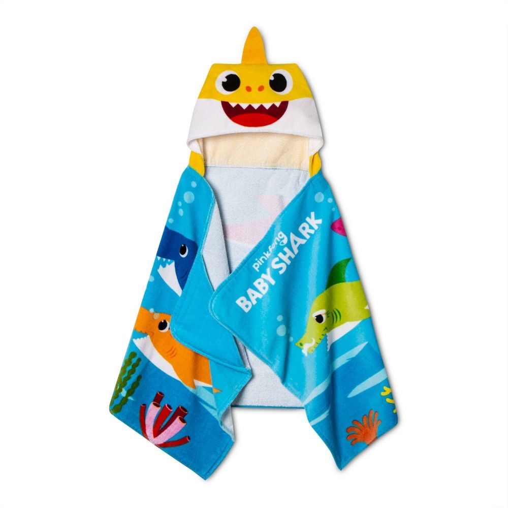 Baby Shark Fun Excursion Hooded Towel | Target