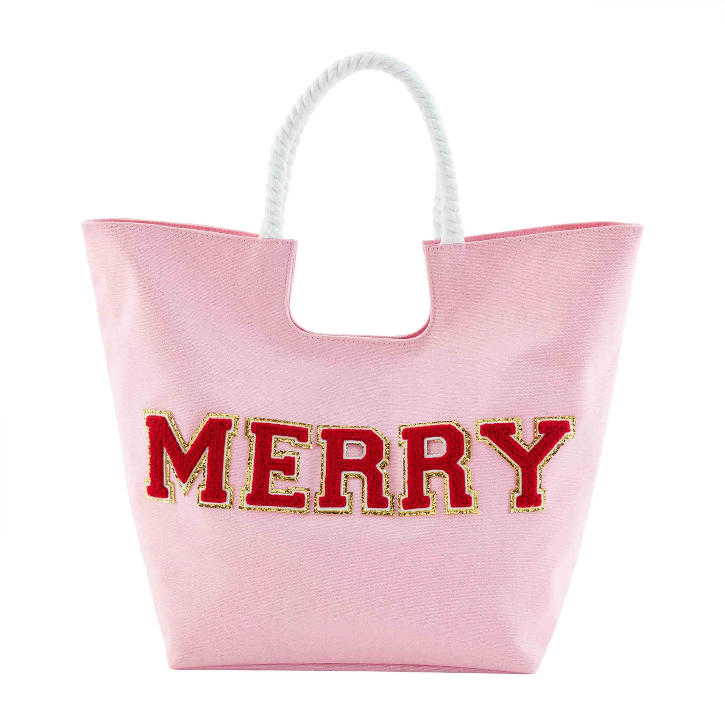 Holiday Patch Tote | Mud Pie (US)