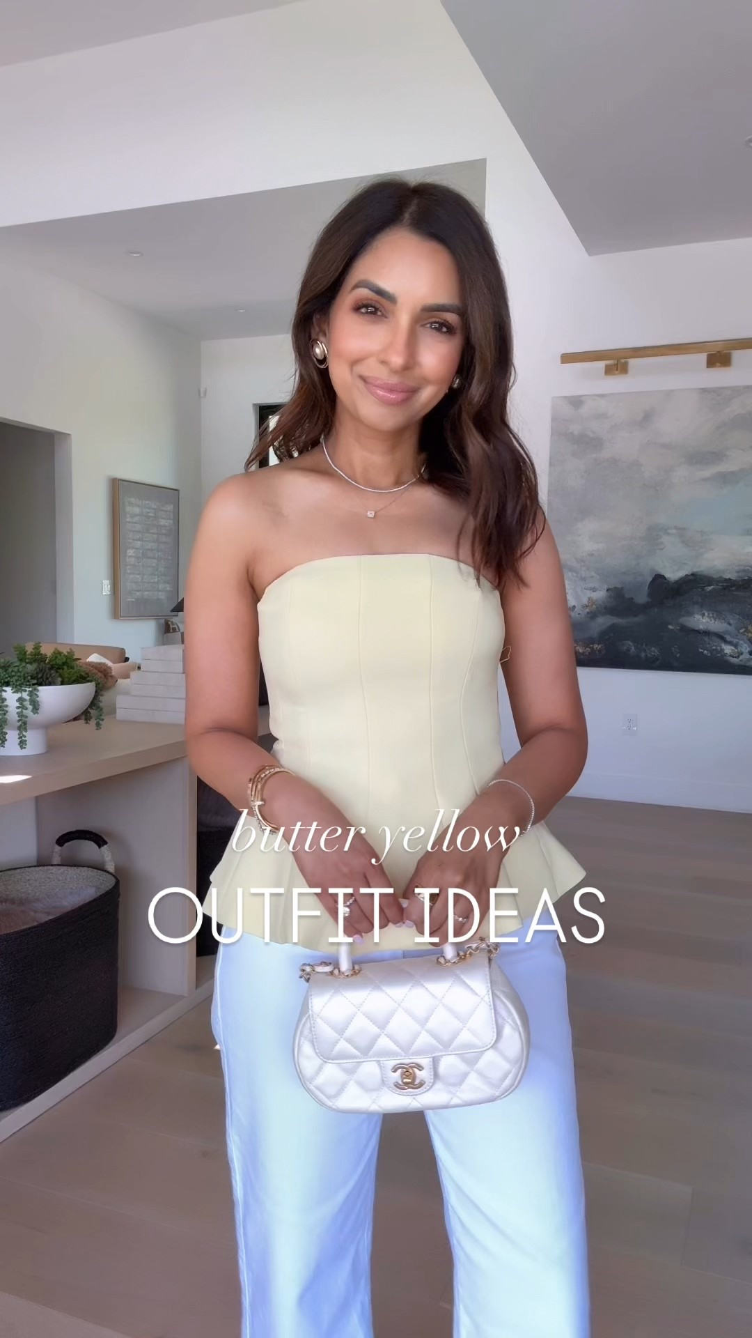 Butter yellow outfit ideas!
Wearing an xs in all, and size 2 (one size up) in trouser shorts!

#LTKPetite #LTKSeasonal #LTKStyleTip