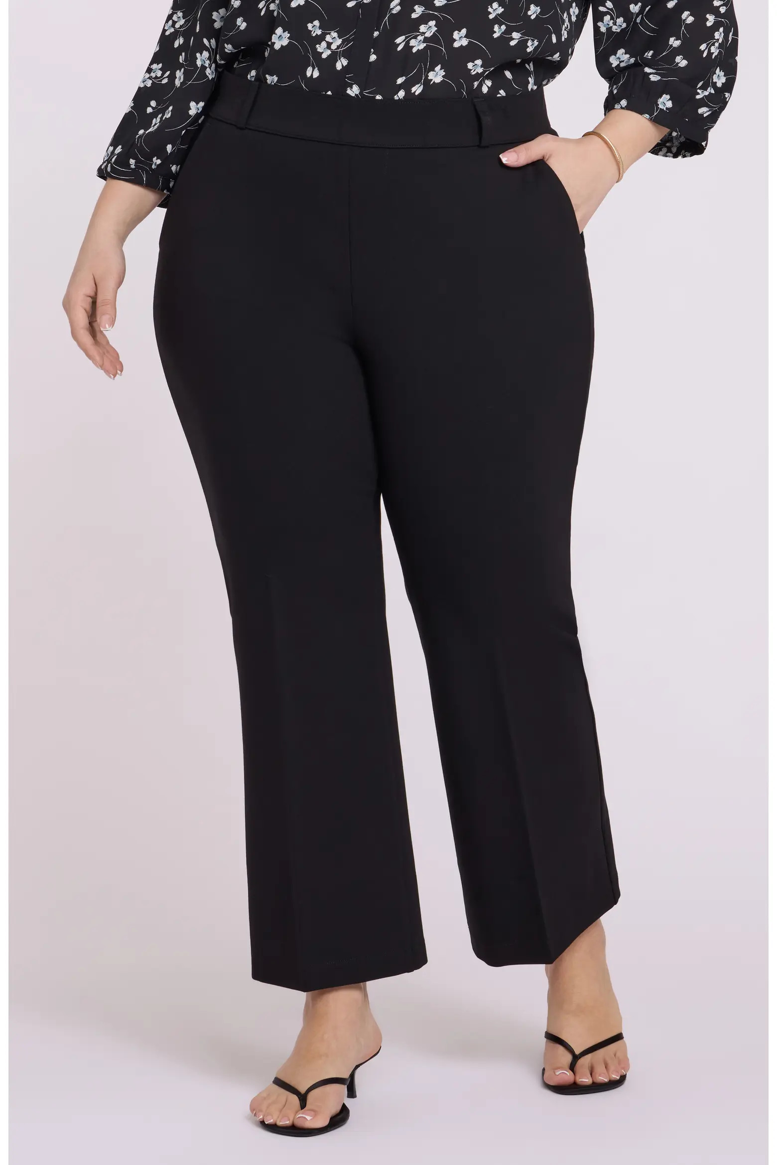 NYDJ Sculpt-Her™ Pull-On Ankle Flare Ponte Pants (Women) | Nordstrom | Nordstrom