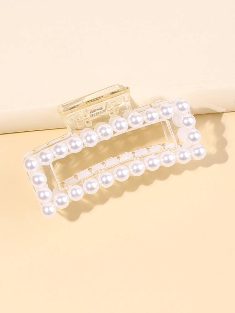 Faux Pearl Decor Hair Claw | SHEIN
