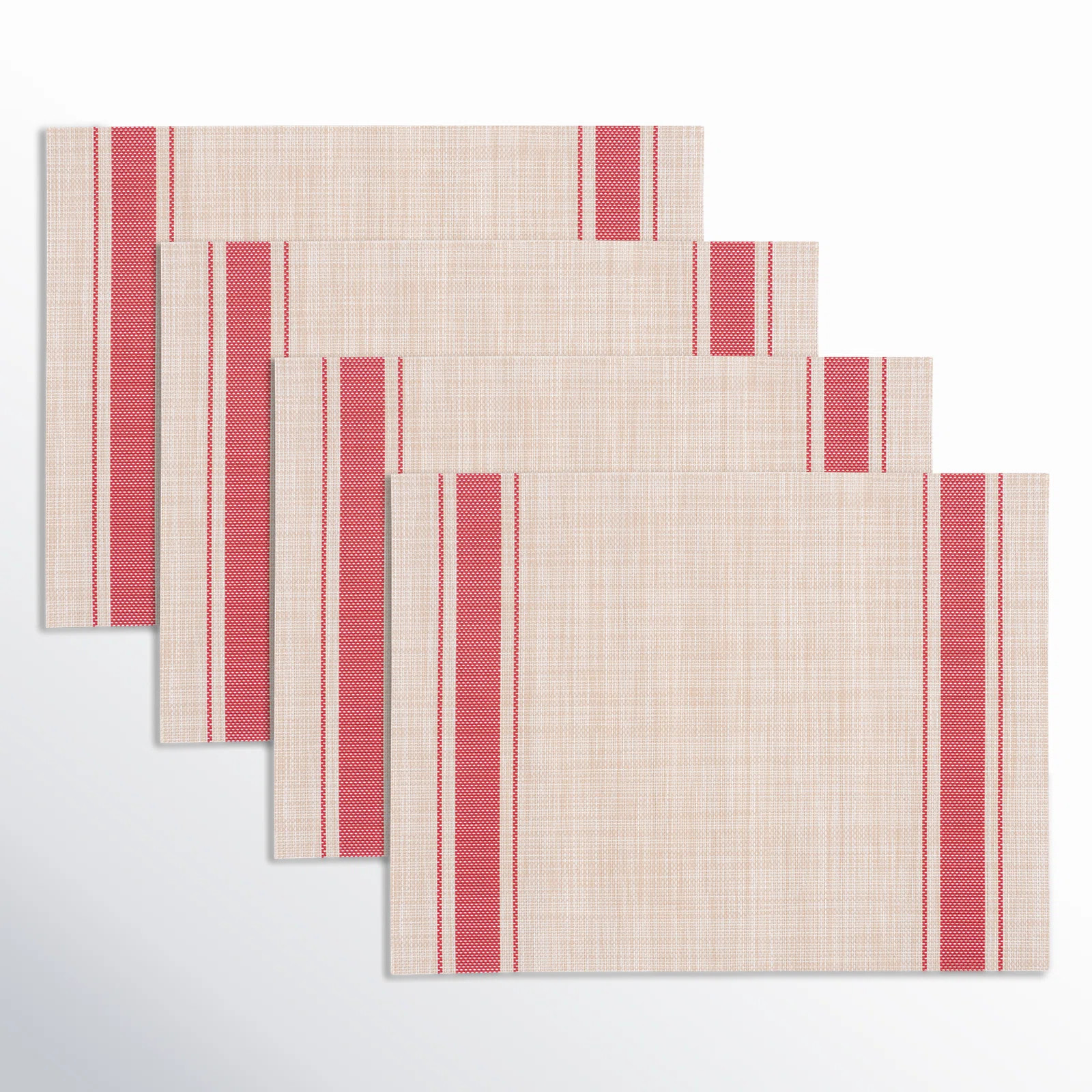 Rialta Striped Rectangle Placemat (Set of 4) | Wayfair North America