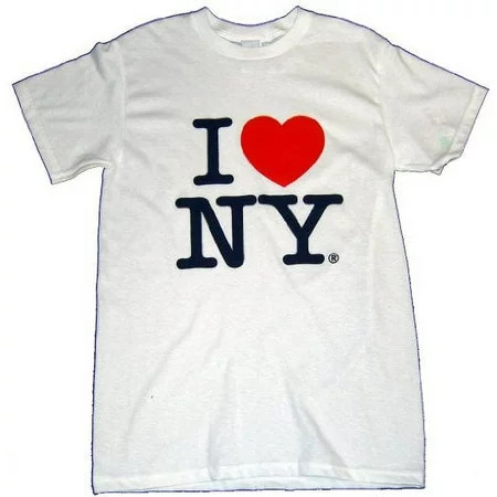 I Love NY T-Shirt - Size: Adult Small - Color: White | Walmart (US)