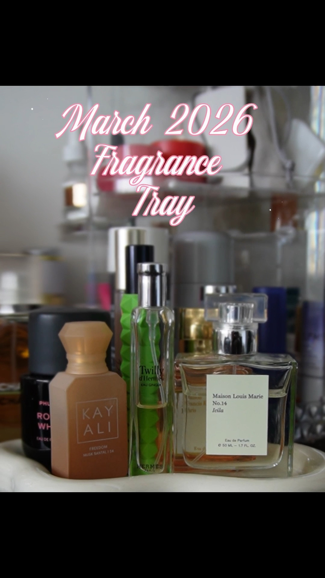 My fragrance tray for March ￼

#LTKspringtrends #LTKgrwm #LTKBeauty