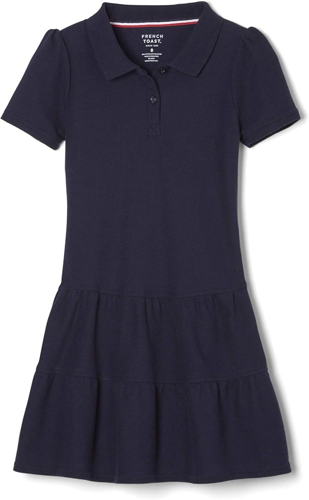 French Toast Girls' Ruffle Pique Polo Dress | Amazon (US)