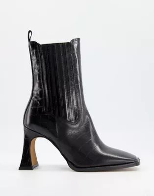 ASOS DESIGN Radius premium leather boots | ASOS (Global)
