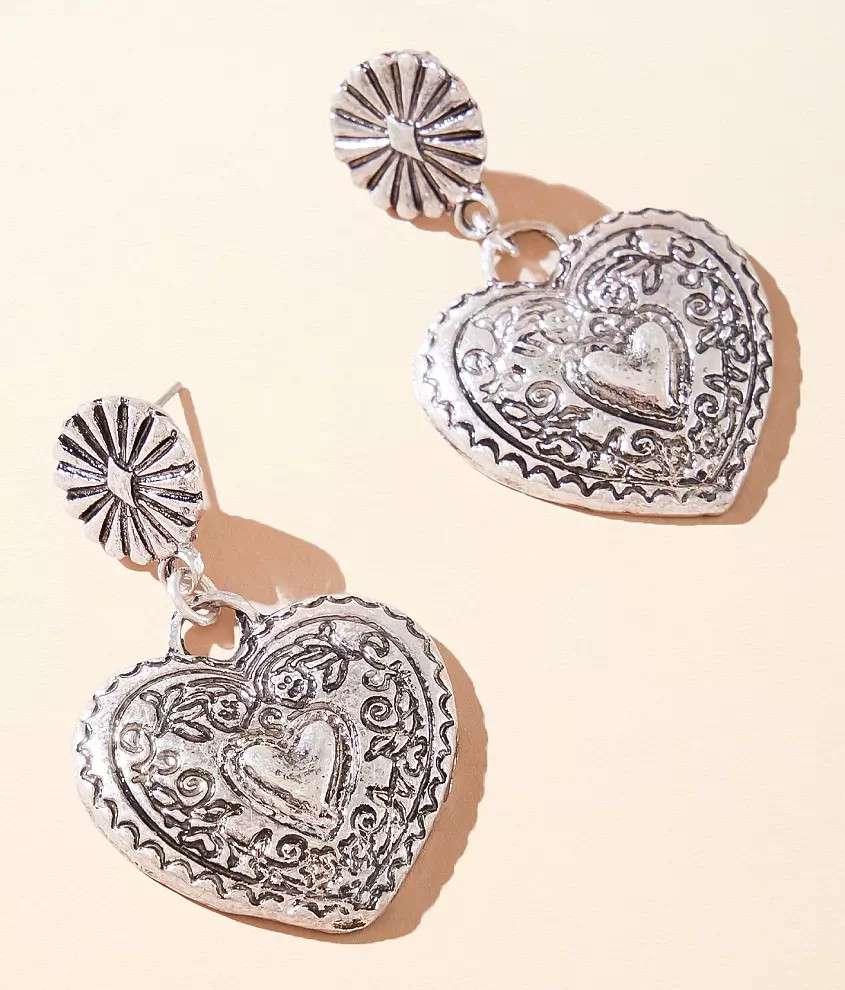 Western Heart Earring | Buckle