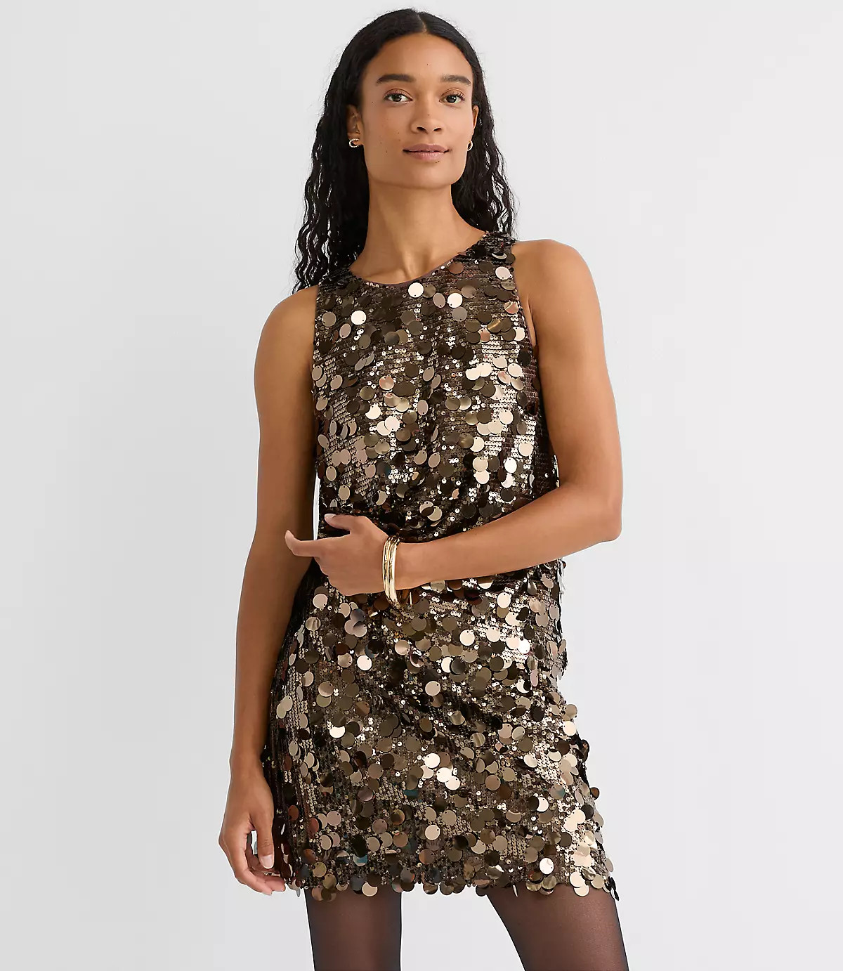 Sequin Sleeveless Top | LOFT