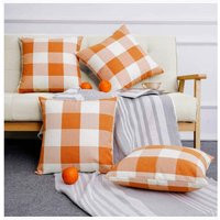 Buffalo Check Pillow Covers, Farmhouse, Home Decor, Linen, Summer Plaid, Fall Check, Nursery, 4Th Of | Etsy (US)