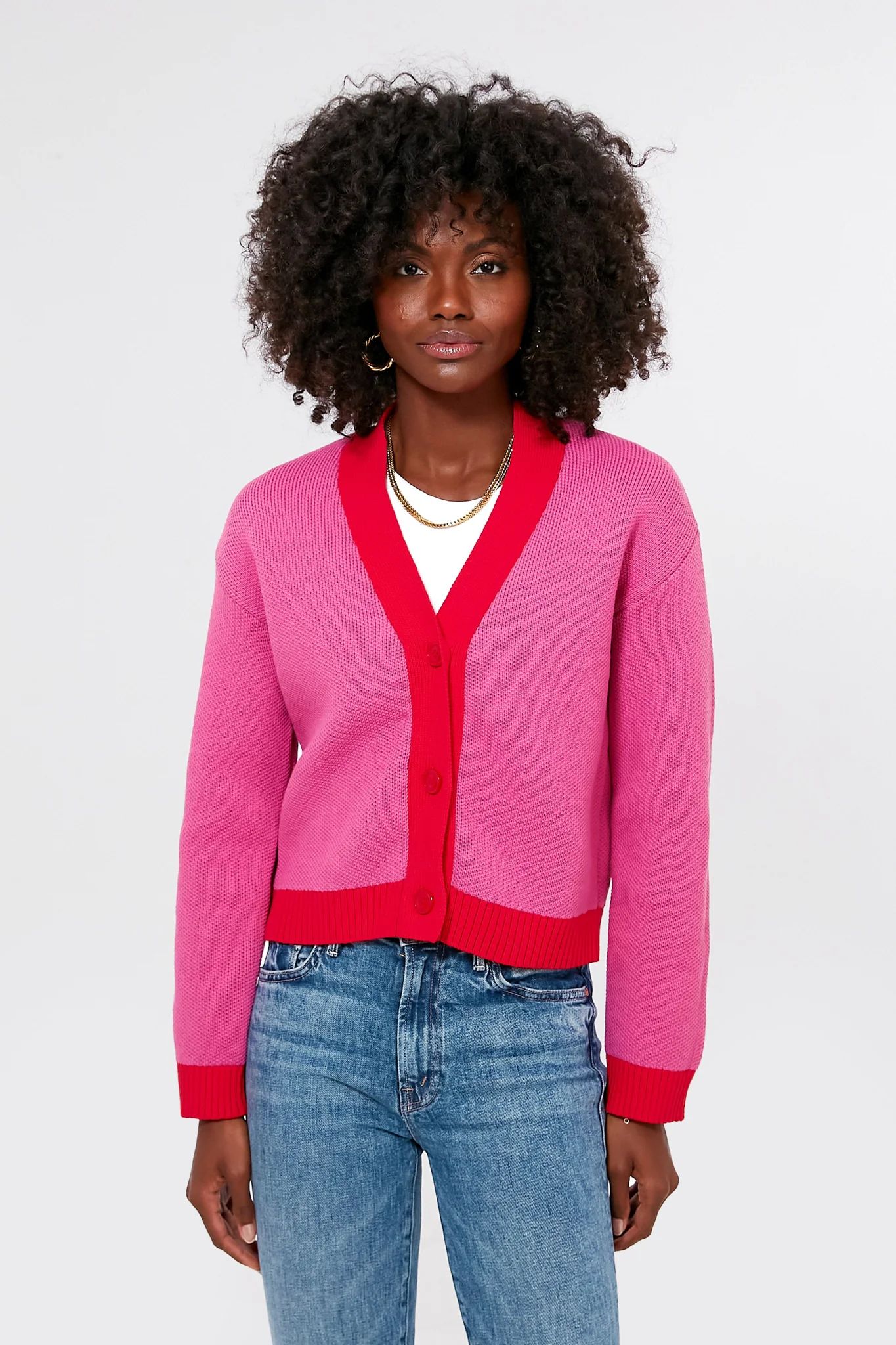 Pink and Red Emily Cardigan | Tuckernuck (US)