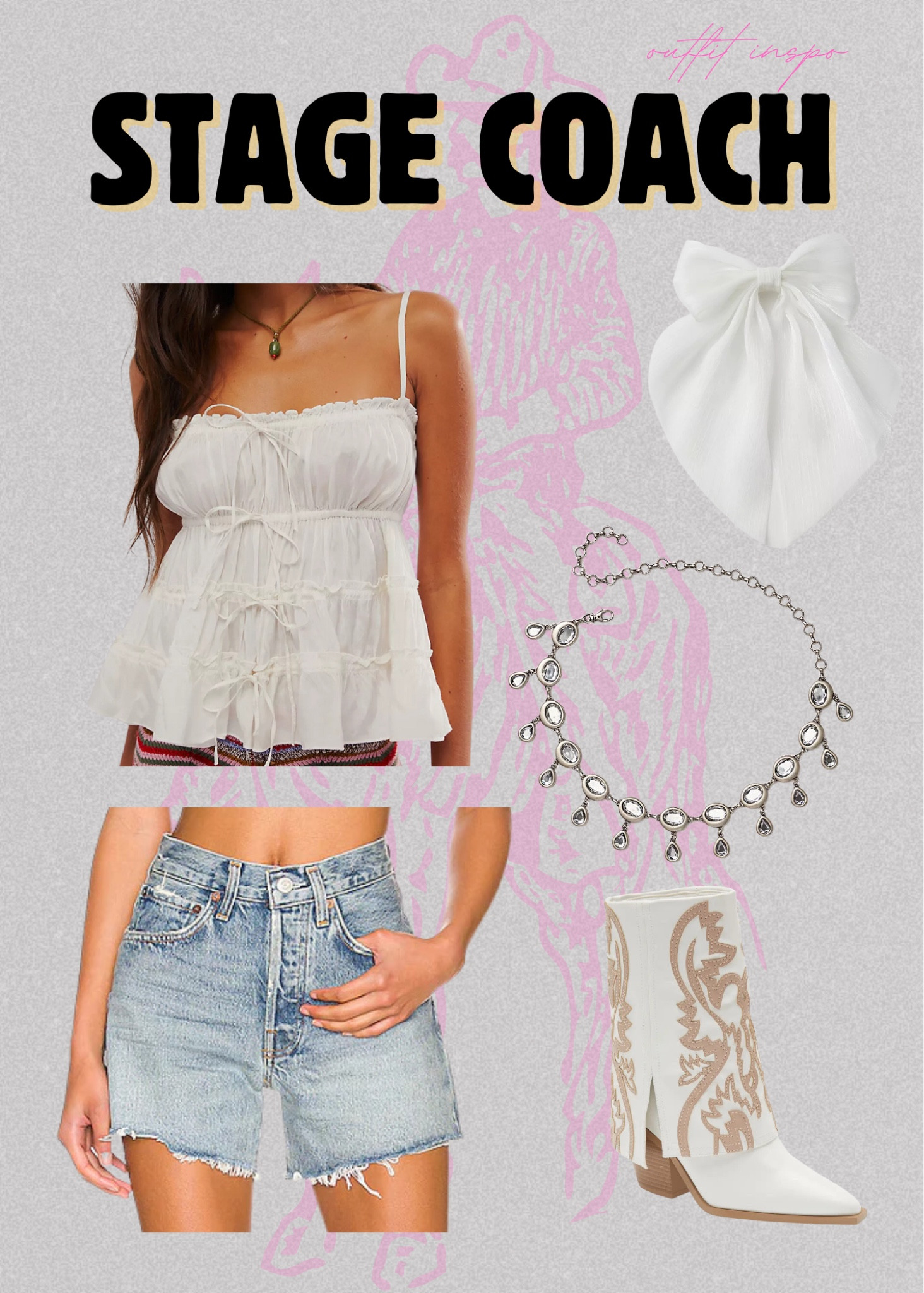 Stagecoach Outfit Inspo // country concert outfit Inspo

#cowgirlaesthetic #festivaloutfitinspo #coastalcowgirl

#LTKSeasonal #LTKFestival