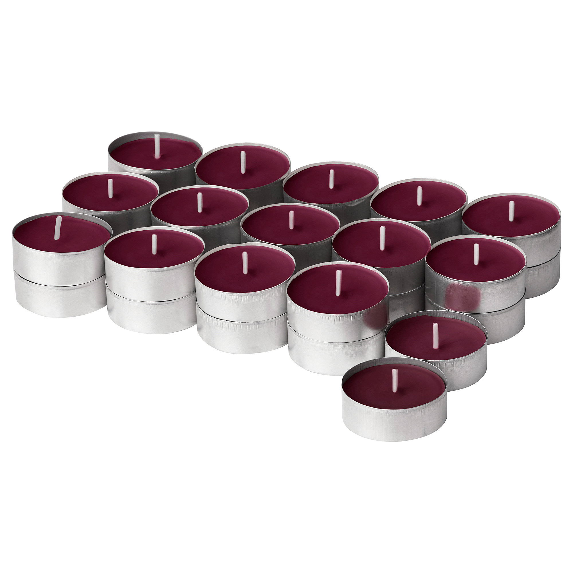 STÖRTSKÖN scented tealight, Berries/red, 3.5 hr  - IKEA | IKEA US