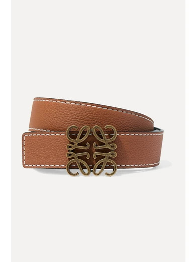 Textured-leather belt | NET-A-PORTER (US)