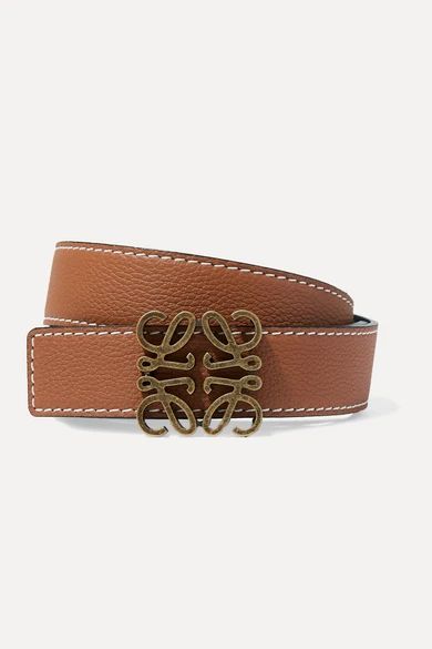 Textured-leather belt | NET-A-PORTER (US)