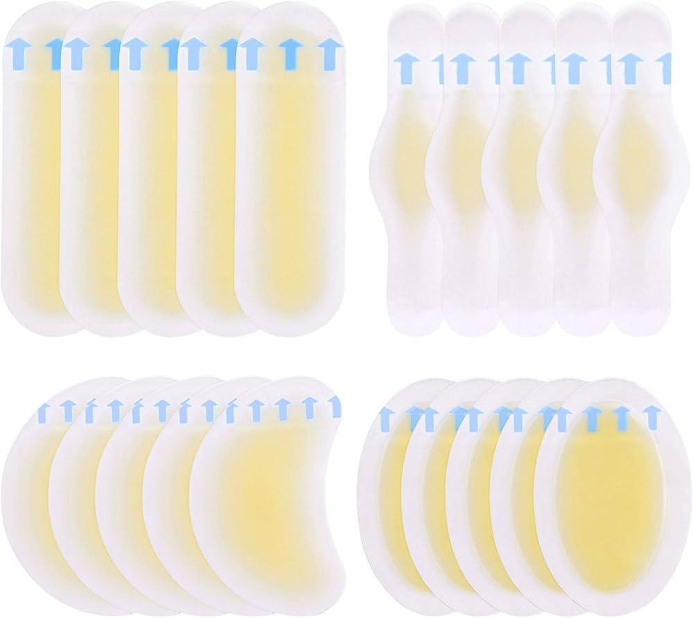 20Pcs Blister Pads, Blister Bandages, Blister Gel Guard, Waterproof Blister Prevention New Materi... | Amazon (US)