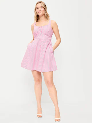 Fit & Flare Cami Mini Dress | Old Navy (CA)