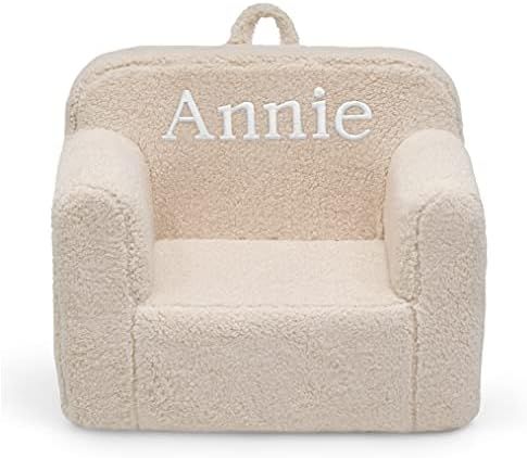Delta Children Cozee Sherpa Chair – Customize with Name – Foam Kids Chair for Ages 18 Months ... | Amazon (US)
