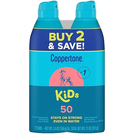 Coppertone Kids Sunscreen Spray SPF 50 5.5 Oz | Amazon (US)