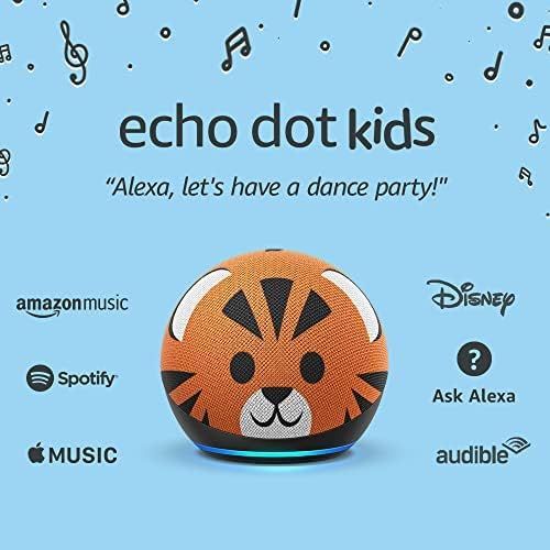 Echo Dot (4th Gen) Kids | Our cutest Echo designed for kids, with parental controls | Tiger | Amazon (US)