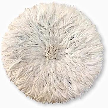 Ethnic Origin Company African Juju Hat White Feather 30" | Amazon (US)