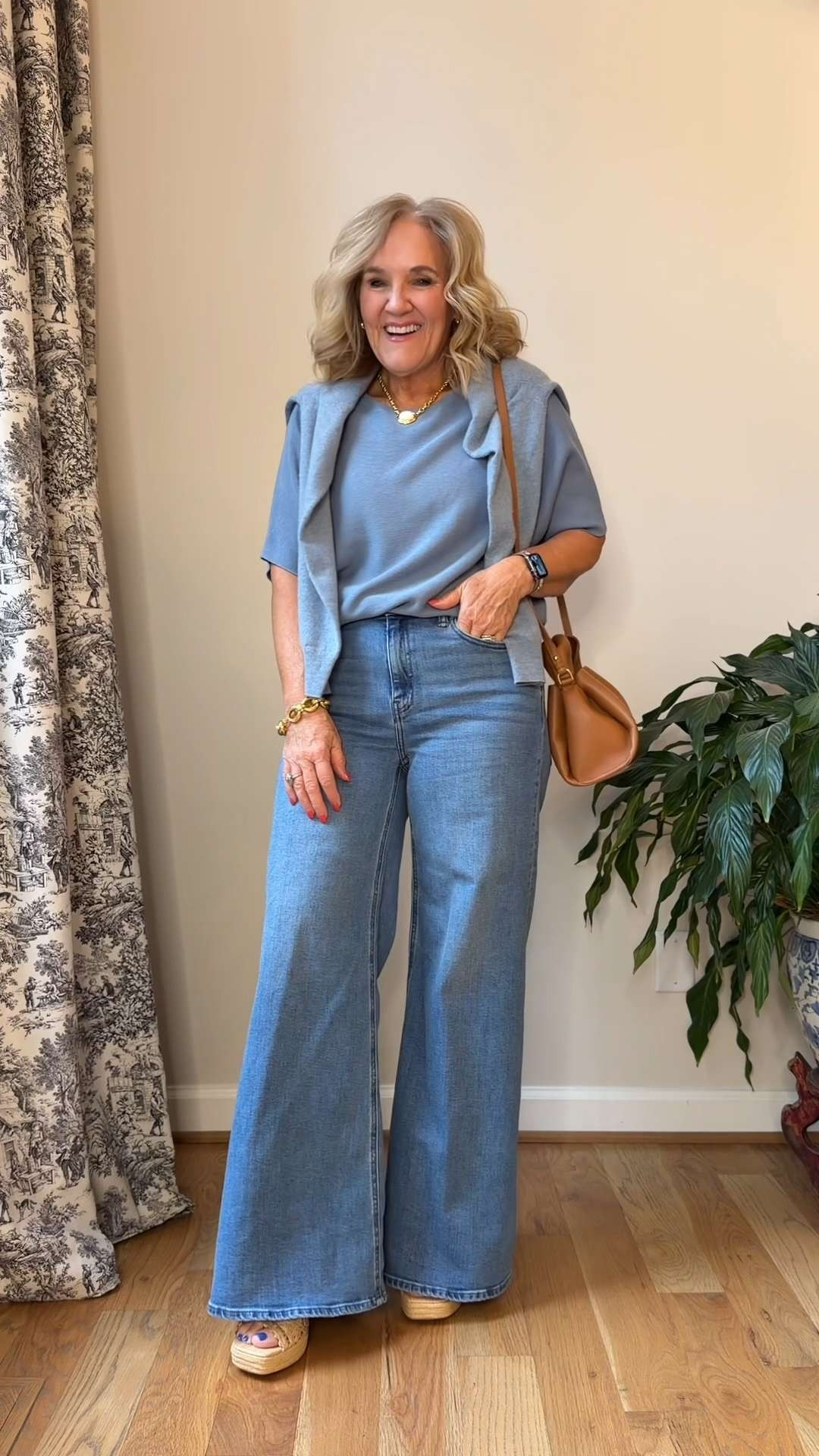 An easy elevated casual look you can wear from daytime errands to dinner out 🫶🏻 Wearing a medium in all. 
 

 #LTKootd #LTKSeasonal #LTKSaleAlert
