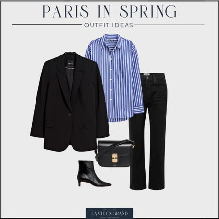 Paris in Spring
Capsule Wardrobe 
Packing List 
Blazer
Stripe Top
Boots
Black Denim 

#LTKtravel #LTKSeasonal #LTKstyletip