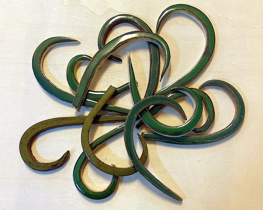 Ceramic Curley Stems for  Mosaic (10 pieces) | Etsy (US)