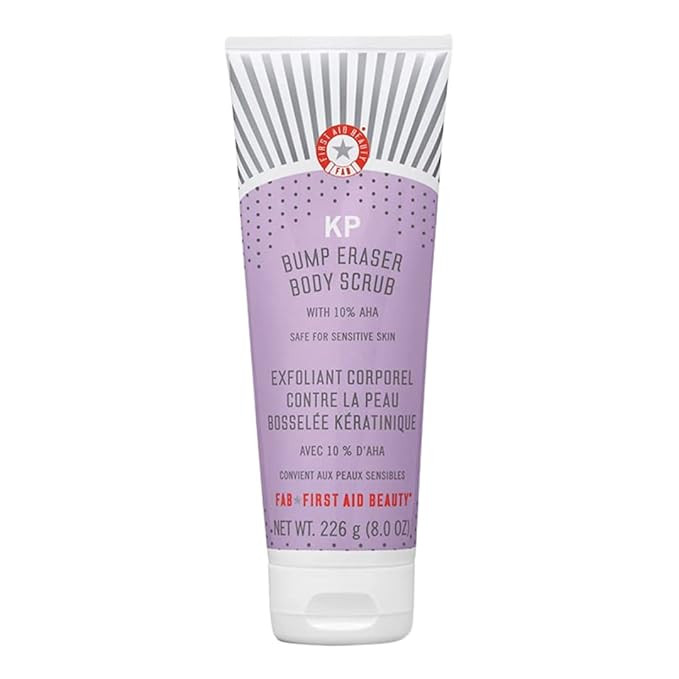 First Aid Beauty KP Bump Eraser Body Scrub with 10% AHA: Vegan Body Scrub to Decongest Pores and ... | Amazon (US)