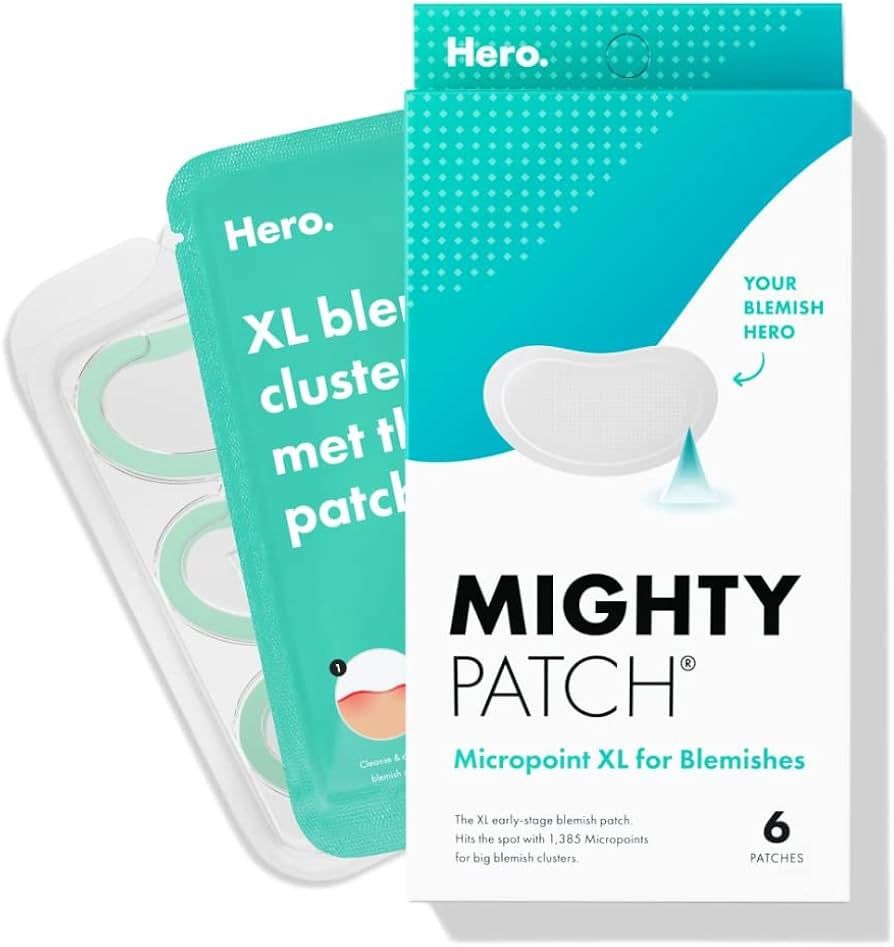 Mighty Patch Micropoint for Blemishes from Hero Cosmetics - Hydrocolloid Acne Spot Treatment Patc... | Amazon (US)