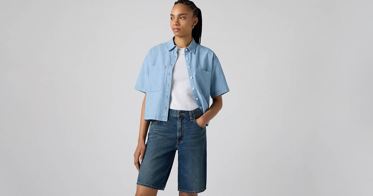 Harlie Short-sleeve Cropped Shirt | Levi's US