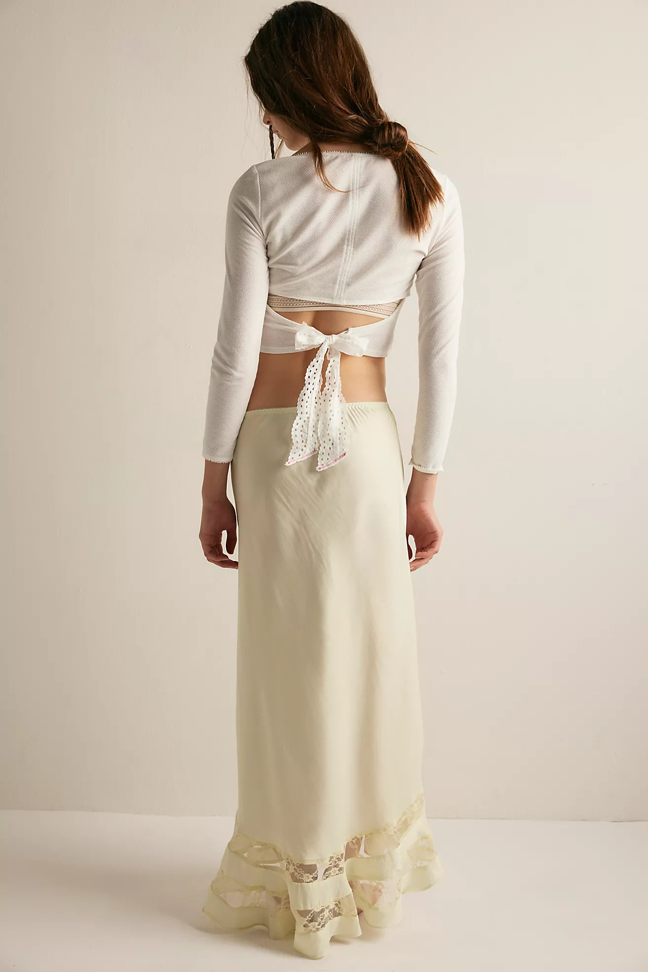 Long Lost Lover Printed Maxi Slip Skirt | Free People (Global - UK&FR Excluded)