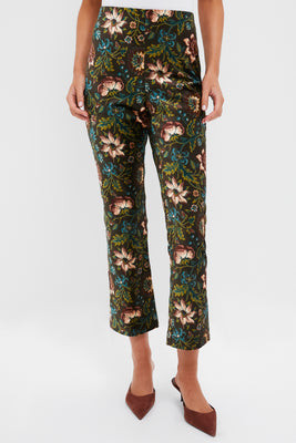 Hazel Moonflower Velvet Ashford Pants | Tuckernuck (US)