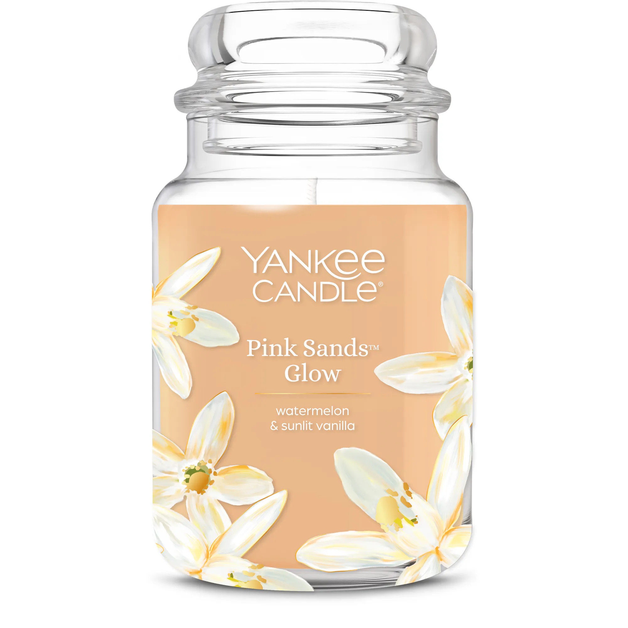 Pink Sands Glow Original Large Jar Candle, 22 oz | Yankee Candle