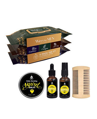 Men s Grooming Essentials Bundle – Assorted Face & Body Wipes (3-Pack, Cedarwood, Tea Tree, Euc... | Macy's