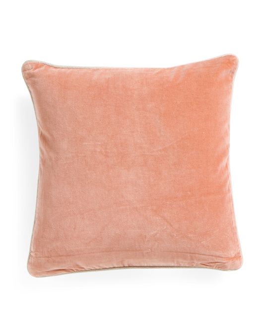 18x18 Cotton Velvet Pillow | Home | Marshalls | Marshalls