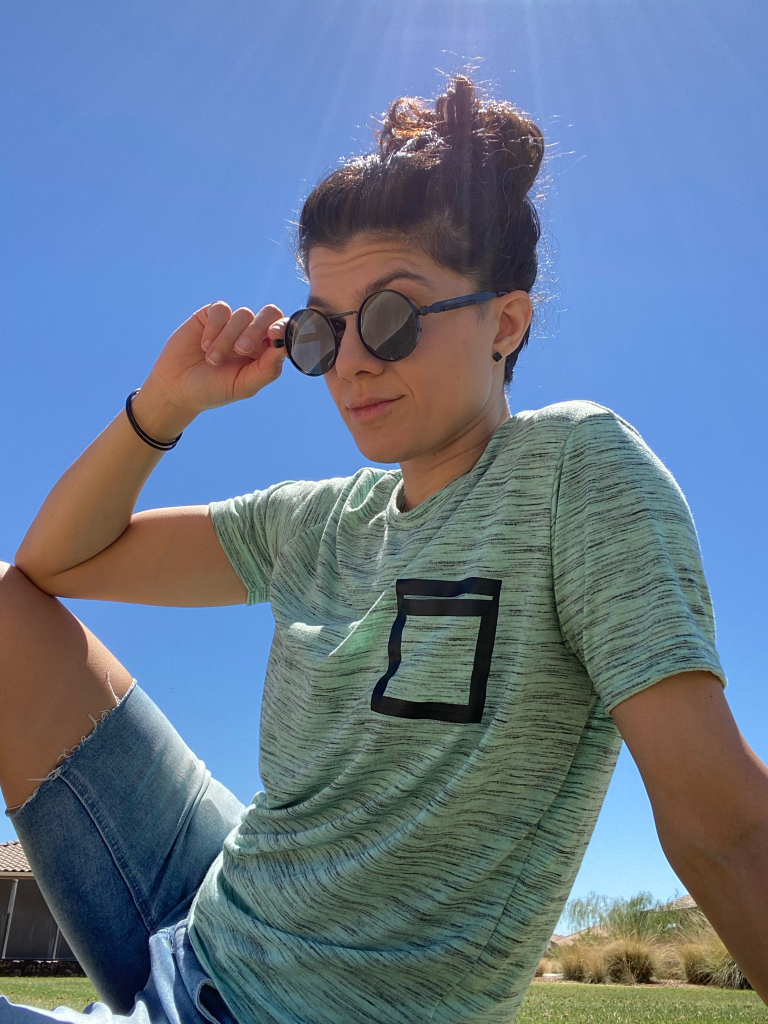 Repeat after me: I deserve a new pair of sunglasses for the summer! Love the look and the price on these baddies 😎 #temu #temusunglasses #sunglasses #roundsunglasses 

#LTKsalealert #LTKstyletip #LTKFind