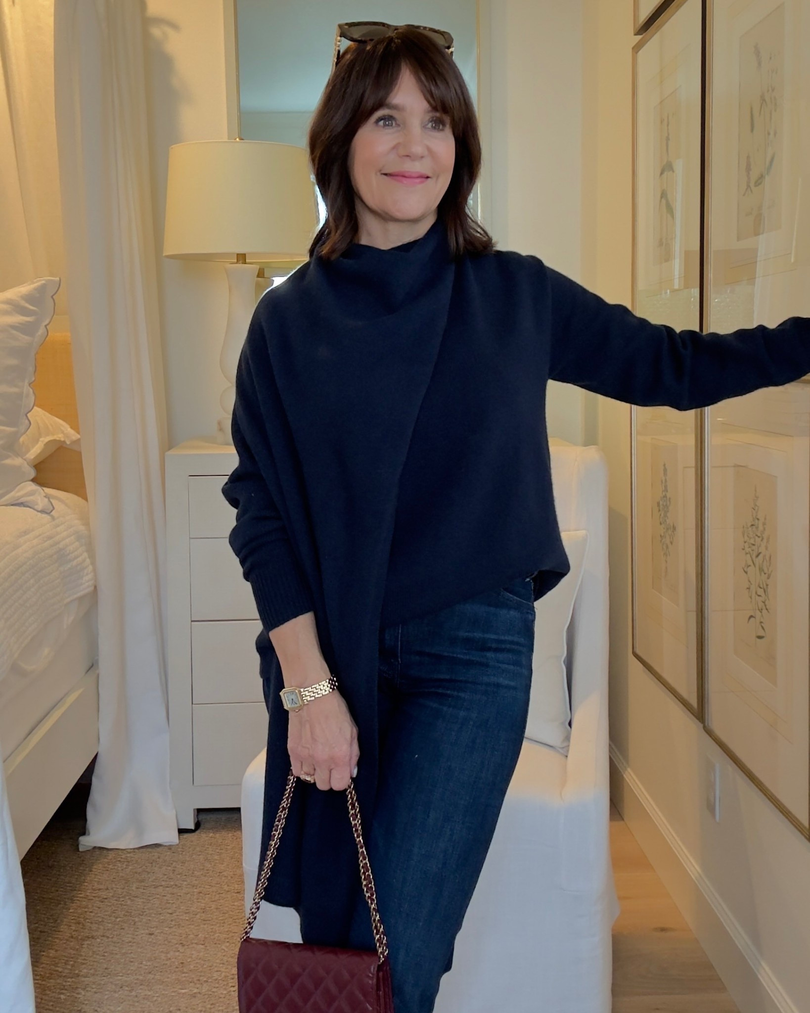 Another day wearing my new favorite sweater! I love the wrap detail

#LTKdayinmylife #LTKOver40 #LTKootd