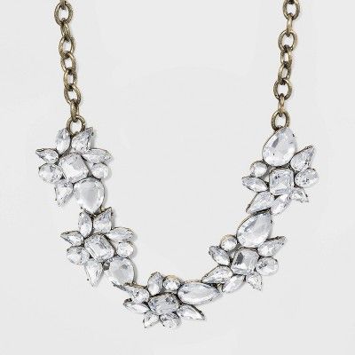 SUGARFIX by BaubleBar Floral Crystal Statement Necklace | Target