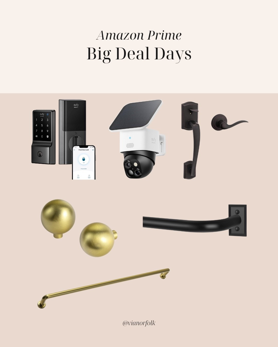 Amazon Prime Big Deal Days — a great time to upgrade your home’s exterior and entryway details.

These are functional finds I’ve used in some of my projects — smart locks, cameras, and hardware all on sale!

#AmazonHome #AmazonPrimeBigDealDays #HomeImprovement #ExteriorDesign #SmartHome #AmazonDeals #HardwareDesign #ModernHome



#LTKSaleAlert #LTKHome