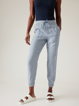 Retreat Linen Jogger | Athleta